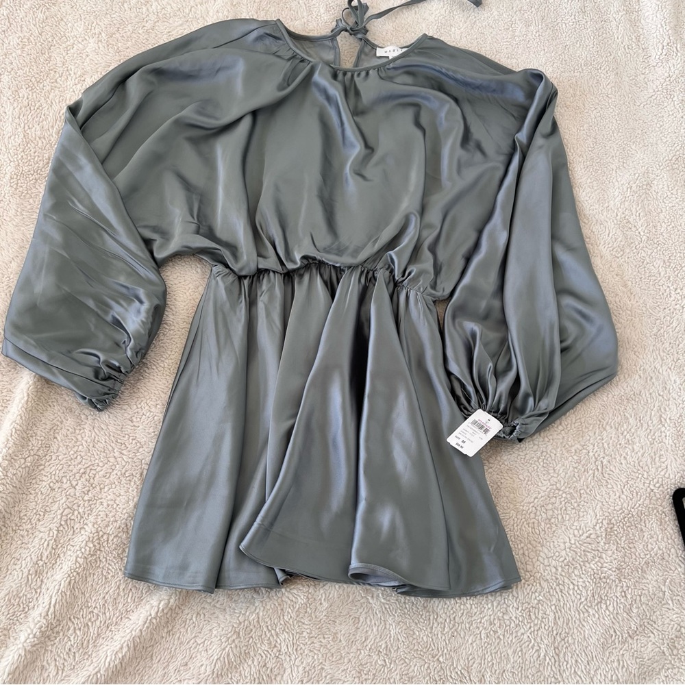 Pending Windsor sage green dress